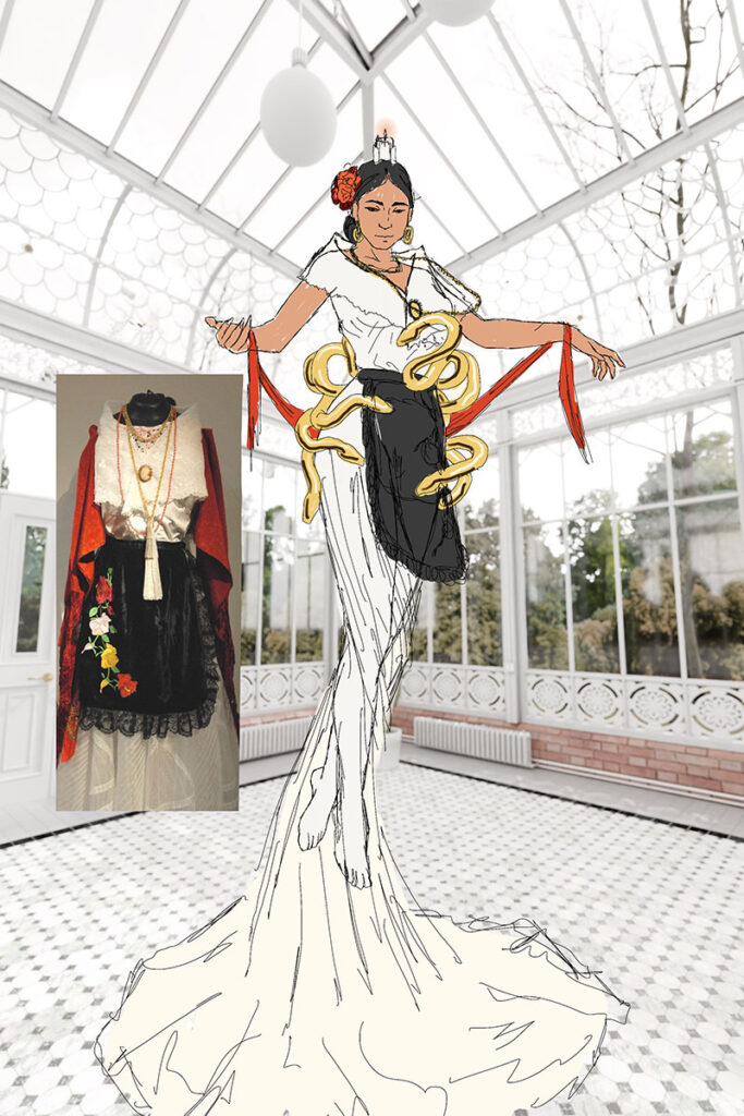 work in progress for la bruja by Paulina del Campo