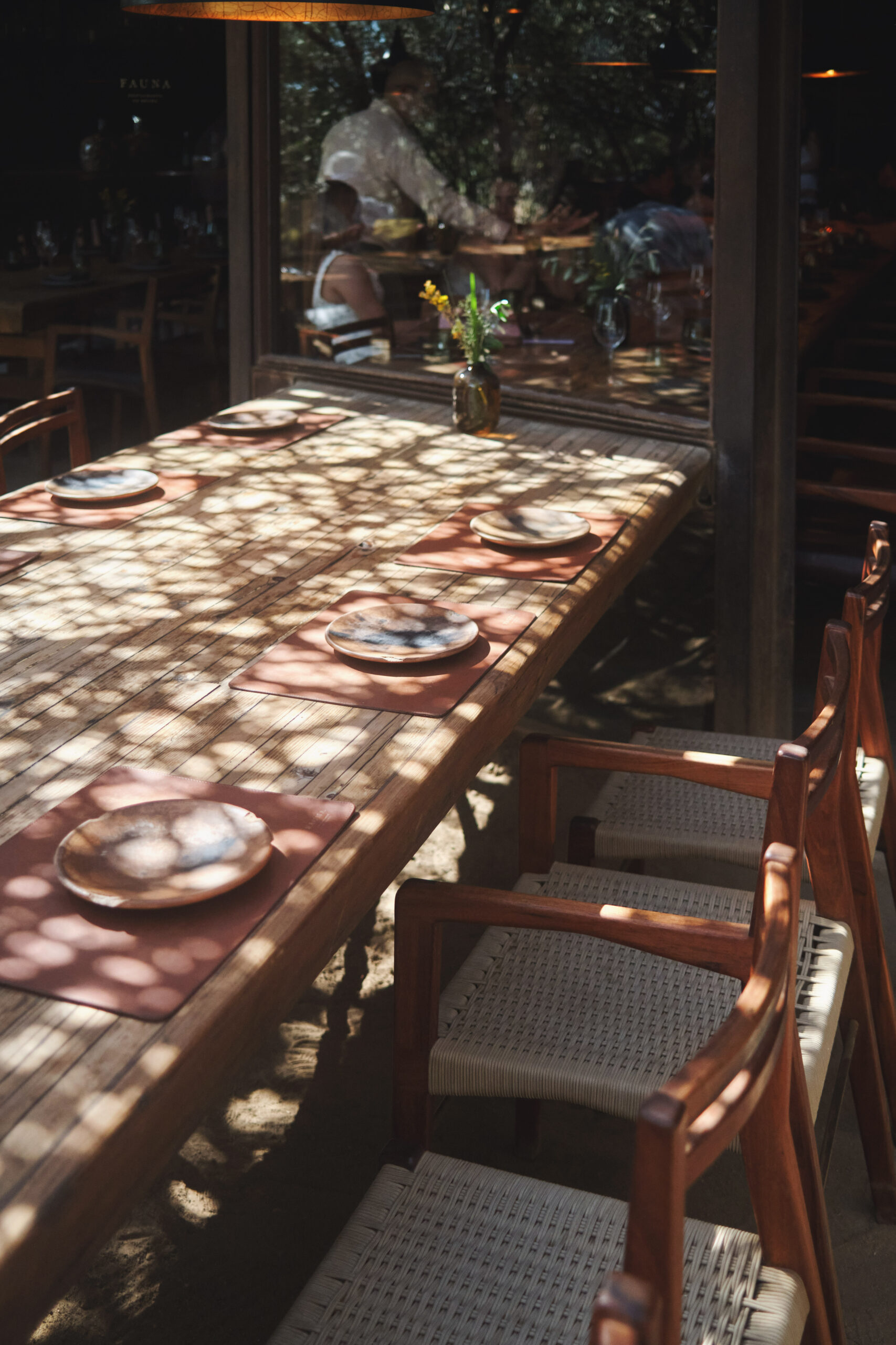 Fauna Restaurant Outdoor Tables